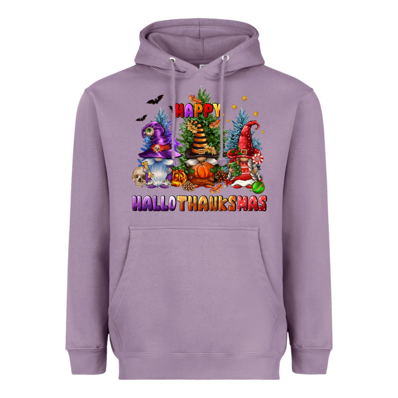 Happy Hallothanksmas Heavyweight Hoodie by FaDigitalArtStudio | Teevron