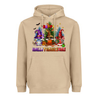 Mushroom happy hallothanksmas Heavyweight Hoodie - FaDigitalArtStudio