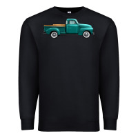 Black western truck side view Premium Sweatshirt - FaDigitalArtStudio