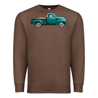Chestnut western truck side view Premium Sweatshirt - FaDigitalArtStudio