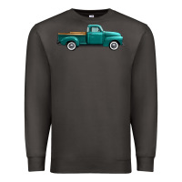 Smoke western truck side view Premium Sweatshirt - FaDigitalArtStudio