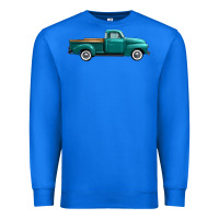 True Royal western truck side view Premium Sweatshirt - FaDigitalArtStudio
