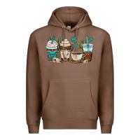 Chestnut bull skull coffee cups Premium Hoodie - OliviaCreatesArt