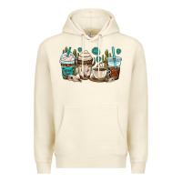 Sandshell bull skull coffee cups Premium Hoodie - OliviaCreatesArt
