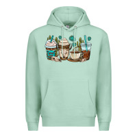 Seafoam bull skull coffee cups Premium Hoodie - OliviaCreatesArt