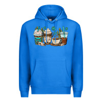 True Royal bull skull coffee cups Premium Hoodie - OliviaCreatesArt