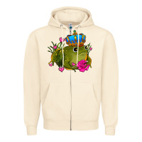 Sandshell valentines day frog prince olivia Zipper Hoodie - OliviaCreatesArt