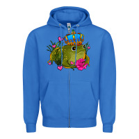 True Royal valentines day frog prince olivia Zipper Hoodie - OliviaCreatesArt