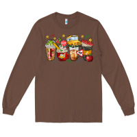 Chestnut school bus coffee cups Long Sleeve Tee - NancyCooperArtShop