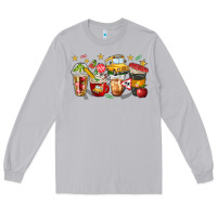 Moon Dust school bus coffee cups Long Sleeve Tee - NancyCooperArtShop