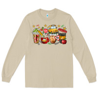 Mushroom school bus coffee cups Long Sleeve Tee - NancyCooperArtShop