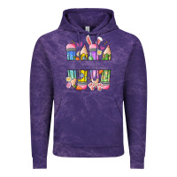 Cloud Purple easter teacher pencils Vintage Hoodie - Artiststas