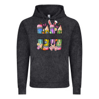 Vintage Black easter teacher pencils Vintage Hoodie - Artiststas