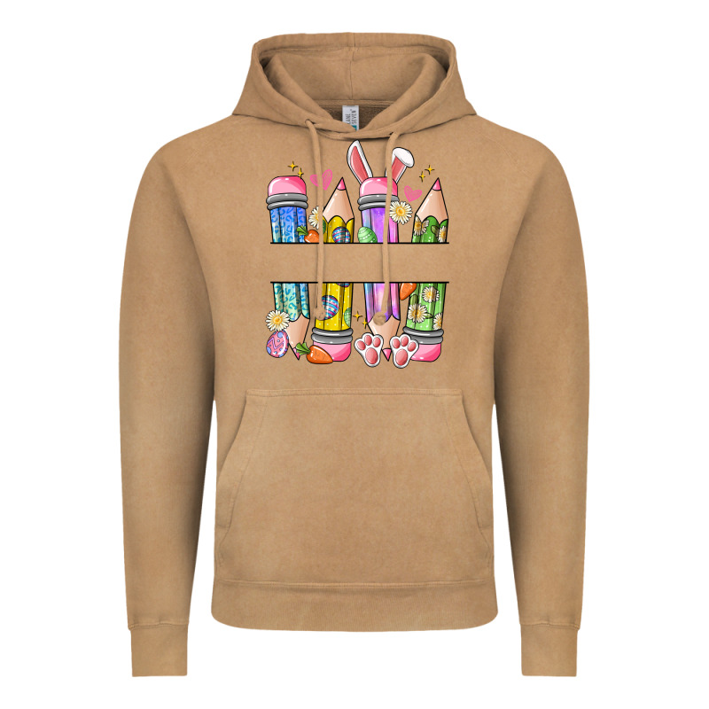 Easter Teacher Pencils Vintage Hoodie by Artiststas | Teevron