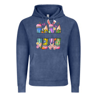 Vintage Denim easter teacher pencils Vintage Hoodie - Artiststas