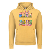Vintage Mustard easter teacher pencils Vintage Hoodie - Artiststas