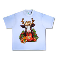 Grape Ice christmas baby cow hot cocoa Urban Heavy Tee - Jasminsmagicworld