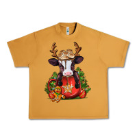 Peanut Butter christmas baby cow hot cocoa Urban Heavy Tee - Jasminsmagicworld