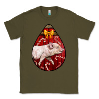 Army Green christmas pig Classic Tee - LillyAllenDesigns