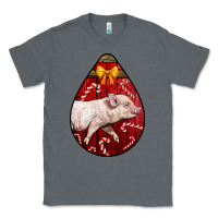 Charcoal Heather christmas pig Classic Tee - LillyAllenDesigns