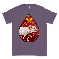 Lavender christmas pig Classic Tee - LillyAllenDesigns