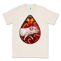 Natural christmas pig Classic Tee - LillyAllenDesigns