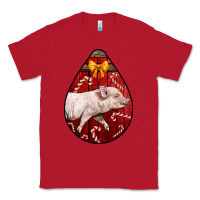 Red christmas pig Classic Tee - LillyAllenDesigns
