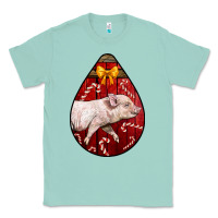 Seafoam christmas pig Classic Tee - LillyAllenDesigns
