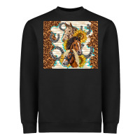 Black horses with sunflowers Heavyweight Sweatshirt - TumblerDesignByShophia