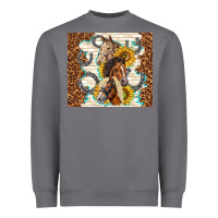 Storm horses with sunflowers Heavyweight Sweatshirt - TumblerDesignByShophia