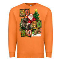 Carrot Christmas Trex Ho Ho Ho Santa Premium Sweatshirt - FaDigitalArtStudio
