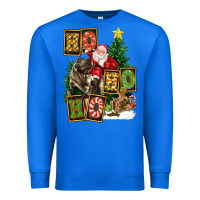 True Royal Christmas Trex Ho Ho Ho Santa Premium Sweatshirt - FaDigitalArtStudio
