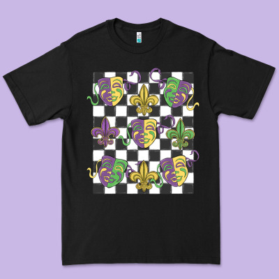 Mardi Gras Premium Tee Designed By Maliassmallbusiness