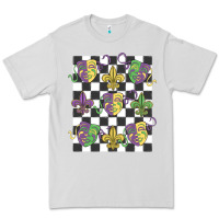 Dove Grey mardi gras Premium Tee - MaliasSmallBusiness