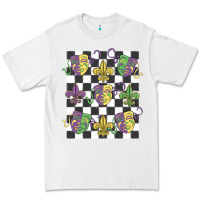 White mardi gras Premium Tee - MaliasSmallBusiness