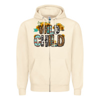 Sandshell wild child Zipper Hoodie - OliviaCreatesArt