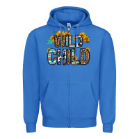 True Royal wild child Zipper Hoodie - OliviaCreatesArt