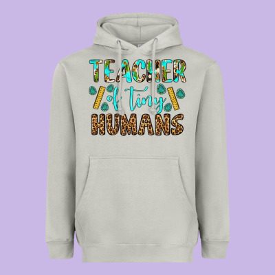 Teacher Of Tiny Humans Heavyweight Hoodie Designed By Bundleandbundleshop
