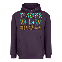 Plum teacher of tiny humans Heavyweight Hoodie - BundleAndBundleShop