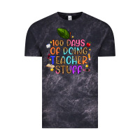 Cloud Black 100 days of doing teacher stuff Vintage Tee - Artiststas