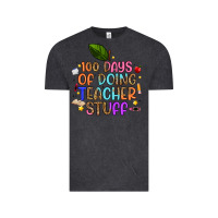 Vintage Black 100 days of doing teacher stuff Vintage Tee - Artiststas