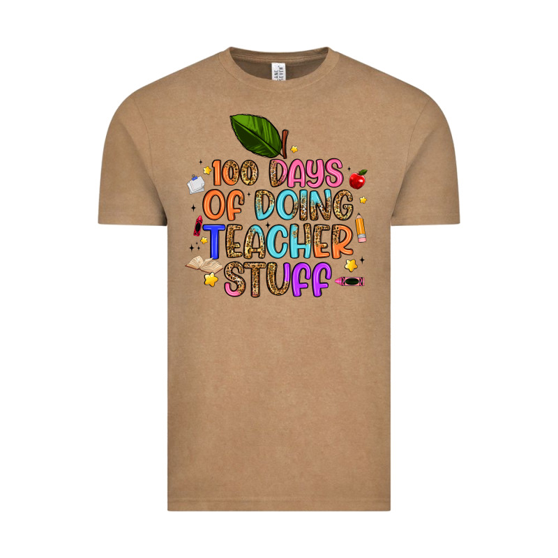 100 Days Of Doing Teacher Stuff Vintage Tee by Artiststas | Teevron