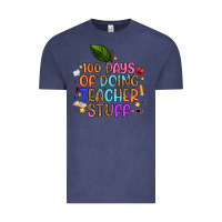 Vintage Denim 100 days of doing teacher stuff Vintage Tee - Artiststas