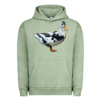 Pigment Oil Green Ancona Duck Urban Hoodie - LillyAllenDesigns