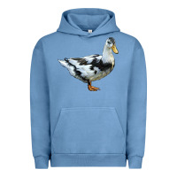Pigment Pebble Blue Ancona Duck Urban Hoodie - LillyAllenDesigns