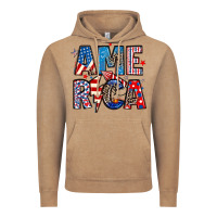 Vintage Coffee america 4th of july Vintage Hoodie - Artiststas