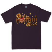 Plum best mamaw ever cow Premium Tee - MaliasSmallBusiness