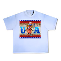 Grape Ice usa hot dog Urban Heavy Tee - BarkalooDesign