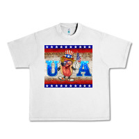 Lunar Rock usa hot dog Urban Heavy Tee - BarkalooDesign