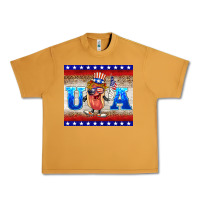 Peanut Butter usa hot dog Urban Heavy Tee - BarkalooDesign